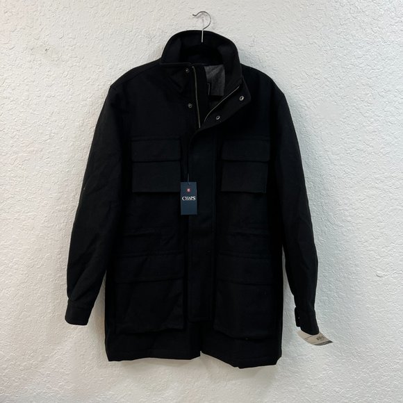 Chaps Men's Casual Coat Black Size 42 Reg - Picture 3 of 12